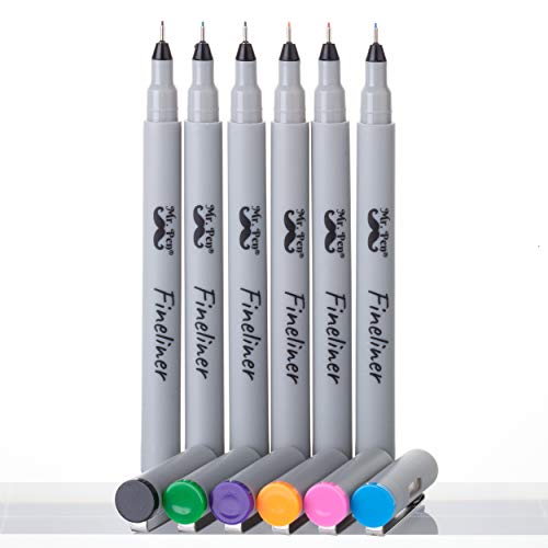 Kryc-mr. Pen- Fineliner Pens, 12 Pack, Pens Fine Point, Colored Pens,  Journal Pens, Bible Journaling Pens, Journals Supplies, School Supplies,  Pen Set