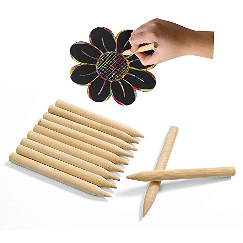 Colorations Jumbo Wood Craft Sticks - 500 Pieces