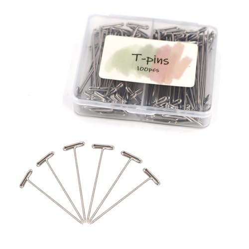 MicoSim 200PCS T Pins, 2Inch Long T-Pins for Sewing Crochet