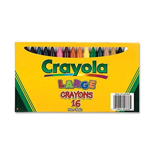 Crayola Large Crayons - Assorted (8 Count), Giant Crayons for Kids &  Toddlers, Ages 2+