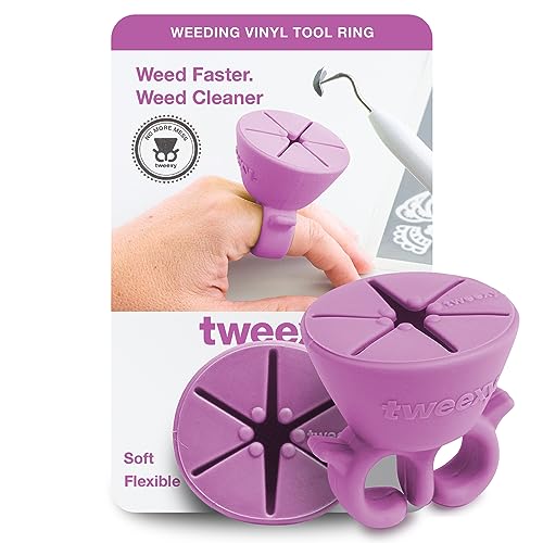  tweexy Hinge Untippable Vinyl Weeding Scrap Collector, Smartgrip Anti-Spill Airlock Suction Weeding Vinyl, HTV Crafting Adhesive  Paper Sheet Holder