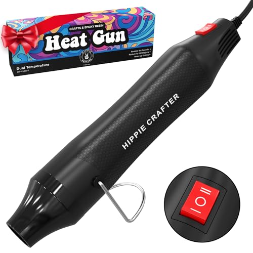 Heat Gun for Crafts Mini Dual Temp Hot Air Gun Tool for Epoxy