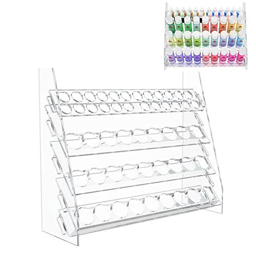 Acrylic Paint Organizer, Paint Rack Stand for 45 Bottles of Paints, Cr –  WoodArtSupply