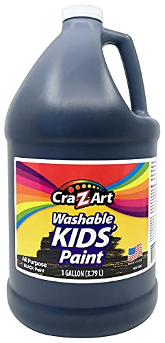 Cra-Z-Art Washable Tempera Paint Black 32oz, 1 count (pack of 1)
