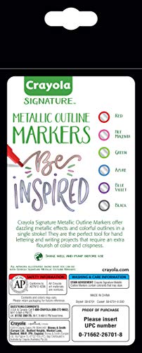 Crayola Glitter Markers 6-Color Set – Rileystreet Art Supply