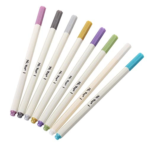 Mr. Pen- Double Line Outline Markers, 10 Colors, Shimmer Markers, Outline  Markers Self-Outline Metallic Markers