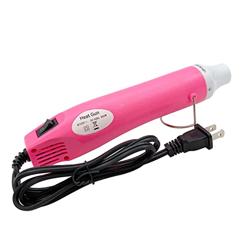 Mini Heat Gun 350W Dual Temp 392-662F Heat Shrink Gun with Reflector Nozzle