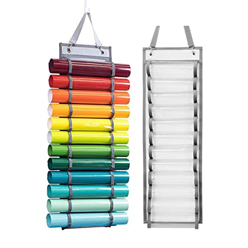 ZENXUS Hanging Organizer, 12x12 Paper Storage, Deep Pocket Vinyl