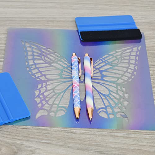 TECKWRAP Air Release Weeding Tool Pin Pen Vinyl Installation Weeding Tool  for Vinyl DIY Craft Project (Glitter Pink)
