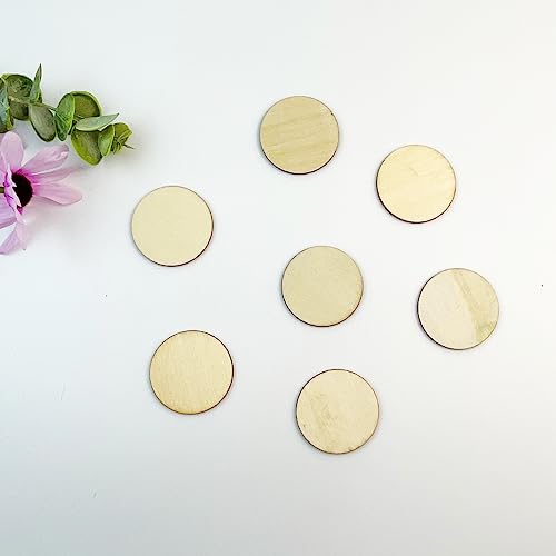 Round Wood Circles, SEHOI 24 Pcs 15 inch Wood Slices, Unfinished Blank Wooden Rounds Slice Wooden Cutouts for Crafts, Door Hanger, Wall Art, DIY and D