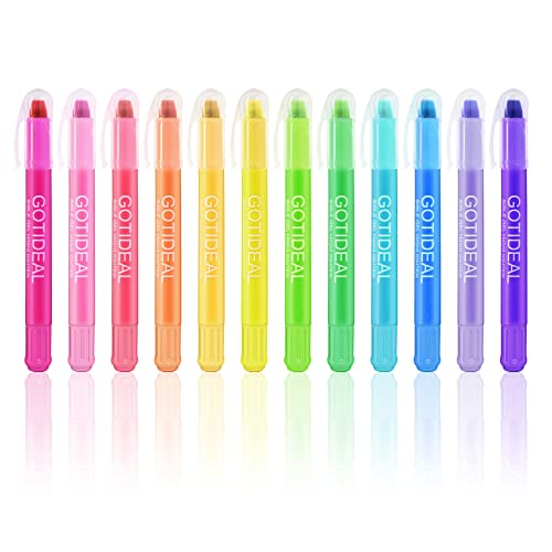 Faccito 30 Pack No Bleed Gel Highlighters Bible Highlighters Dry Quick –  WoodArtSupply