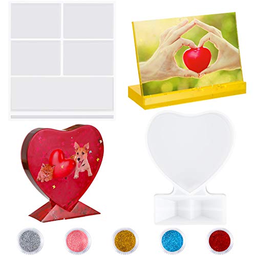 Heart Photo Frame Resin Molds Silicone, Large Ornament Picture Frame S –  WoodArtSupply