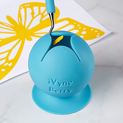 iVyne Handi Berry - Vinyl Weeding Scrap Collector, Portable Handheld Scrap  Collector Ring, Weeding Tools for Vinyl Heat Transfer