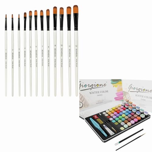 Brush Set for Acrylic and Watercolor 17-pc – ZenArtSupplies