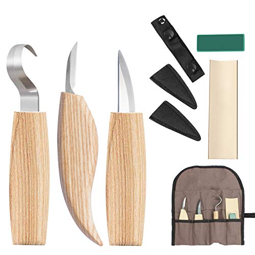 HARFINGTON Wood Carving Tools 10in1 Set Whittling Knife, Detail Knife, Hand Carving  Woodworking Tool with Roll Bag for Engraver, Carpenter and Beginners -  Yahoo Shopping