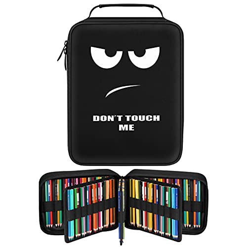 YOUSHARES 200 + 16 Slots Pencil Case & Extra Pencil Sleeve