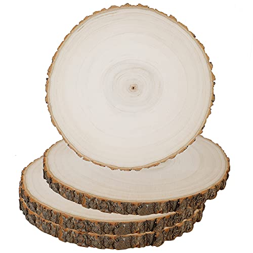 Unfinished Wood Slices Large Wood Slices for Crafts, Wood Centerpieces for  Tables Wood Slabs