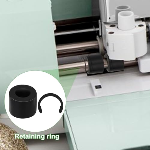 PIAOLGYI Replacement Spare Rubber Rollers for Cricut Maker,Accessories  Compatible with Cricut Maker(Black)
