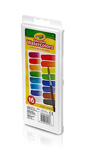 Crayola Paint Brushes, Painting Supplies, 8 pc, Assorted Colors & Sizes -  Milk & Hunni Kids