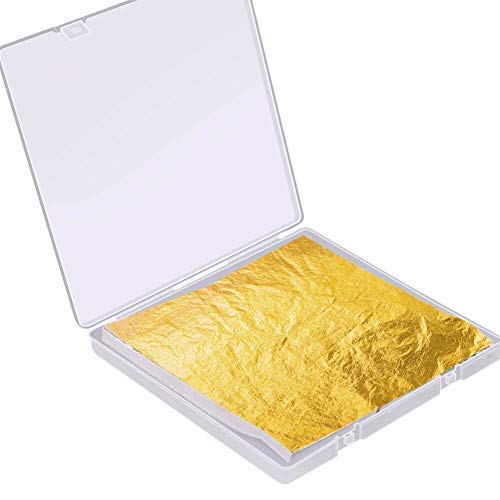 Mingjieus Gold Foil Flakes for Resin, 6 Bottles Gilding Flakes Metallic  Foil Flakes with Tweezers for Nails,Painting,Crafts,Slime