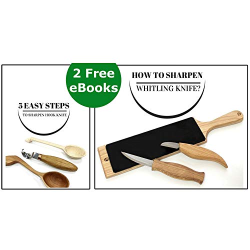 BeaverCraft Wood Spoon Carving Tools Kit S14x Deluxe - Spoon Carving Knives  Hook Knife Wood Carving Spoon Knife Set Bowl Kuksa Whittling Carving Gouges  Kit Deluxe S14x