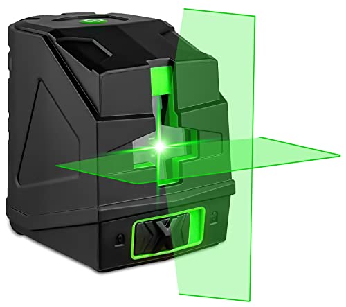 Laser Level, SHAWTY Bright Green Beam Cross Line with Self Leveling, Laser  Level Line Tool with Vertical and Horizontal Line, 360° Magnetic Pivoting –  WoodArtSupply