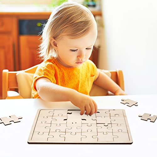 TINYOUTH 1000 Pieces Blank Jigsaw Puzzle to Draw On, 42cmx29.7cm DIY White Puzzles, 2mm Mini Jigsaw Puzzle Family Puzzle Game Stress Reliever