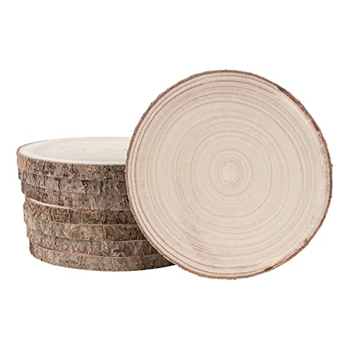  Large Unfinished Wood Slices For Centerpieces 1 Pcs 13-14  Inches Natural Wood Centerpieces For Tables Decor