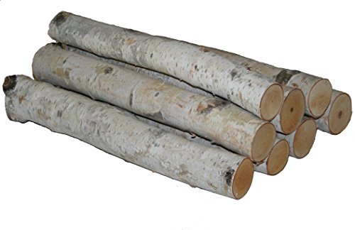 6 Pack Birch Logs Decorative Birch Branches Natural Birch Log for  Decoration,Crafts,DIY, Fireplace Decor Firewood(Birch Logs:2.3-3.2 Dia. x