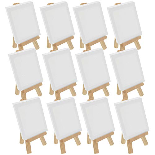  Aokbean 4Pcs Art Painting Tabletop Display Easel Stand