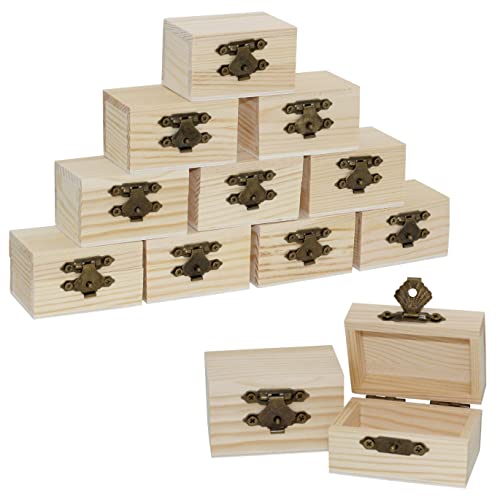 Creative Hobbies Mini Wood Craft Box 3.5 Inch - Case Pack of 144
