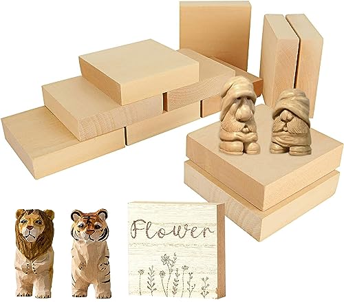  8 Pack Basswood Carving Blocks 6 X 1.5 X 1.5 Inch