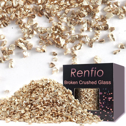  36 Pack Crushed Glass Glitter, Broken Crushed Glass