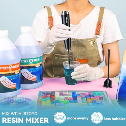 iSTOYO ISTOYO Premium Resin Mixer, Handheld Battery Epoxy Mixer for Saving  Your Wrist, Epoxy Resin Mixer, Resin Stirrer for Resin, Sili