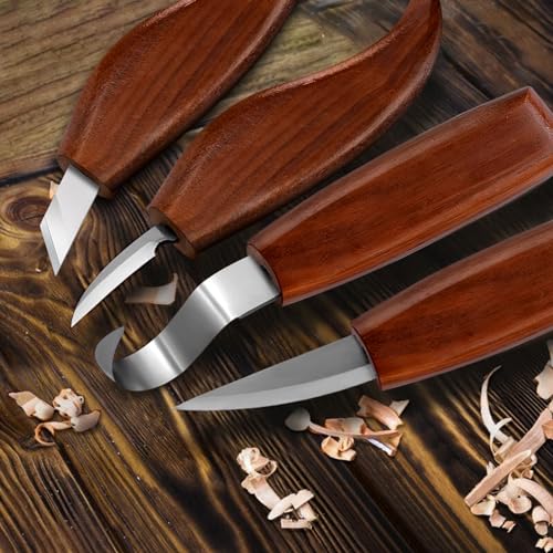 10pcs Wood Whittling Kit, Wood Carving Tools for Beginners with Hook Knife, Chip  Knife,sloyd Knife, Gloves, 3pcs Carbon Steel Carving Knives. - Yahoo  Shopping