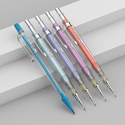 Mr. Pen- Metal Mechanical Pencil Set with Lead and Eraser Refills, 5 Sizes,  0.3, 0.5, 0.7, 0.9, 2mm, Drafting, Sketching, Architecture, Drawing  Mechanical Penci…