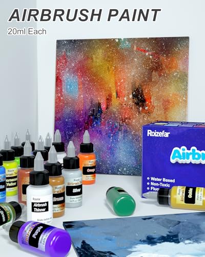 XDOVET Airbrush Paint, 28 Colors Airbrush Paint Set 30 ml/1 oz, Ready to  Spray