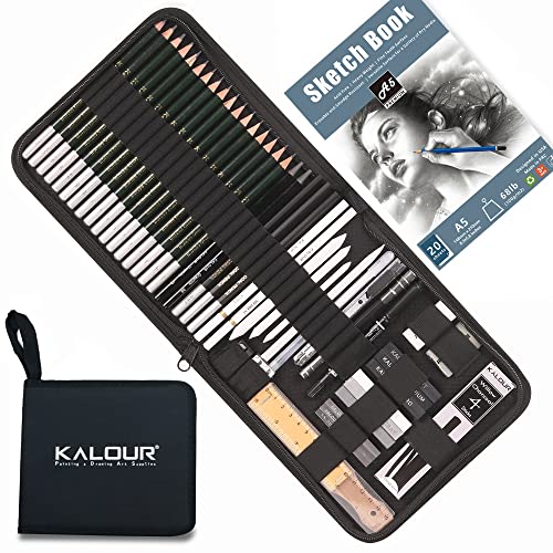 KALOUR 50 Pack Drawing Set Sketch Kit Pro,Art Sketching Supplies with  3-Color Sketchbook,Include Graphite,Charcoal, Pastel and Mechanical  Pencil,Ideal for Artist Adults Beginner Kids - Yahoo Shopping