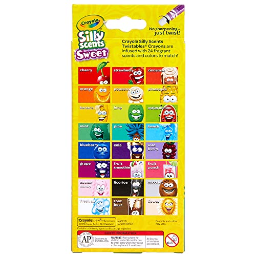 Crayola Silly Scents Scented Colored Pencils, Gift for Kids, 12ct,  Assorted, 0.3 x 3.5 x 8.4 inches - Yahoo Shopping