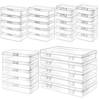  QUEFE 4 Pack 8 Grids Bead Organizers And Storage, Plastic  Organizer Box