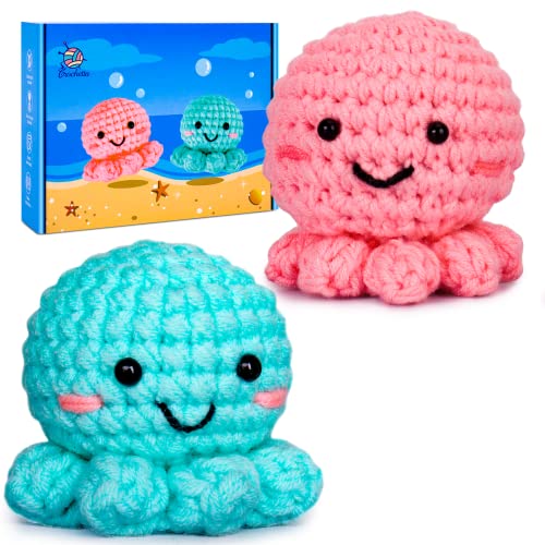 Piccassio Crochet Kit for Beginners Adults and Kids - Make Amigurumi  Crocheting Projects Beginner Includes 20 Colors Yarn, Hooks, Book, a  Durable Bag