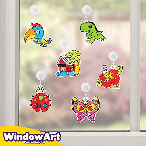 Faber-Castell creativity for Kids Window Art Outer Space - create Your Own  Window Art, Suncatcher Kits for Kids, Space Toy Stocking Stuffers f