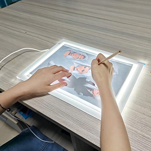  Rechargeable A4 LED Light Box, Innovative Stand and Top Clip,  iVAOOZE Wireless Light Pad for Cricut Vinyl, Weeding Tools, Diamond  Painting, Drawing Crafting Light Board for Tracing, Sketching, HTV