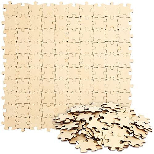 Blank Puzzle 8 Pack Blank Puzzles to Draw On Blank Puzzle Pieces to Write  On Blank Jigsaw Puzzle White DIY Puzzle for Kids to Draw and Write Makes