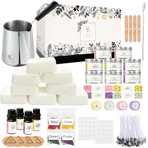  PRIORARE Premium Soy Candle Making Kit for Adults Kids