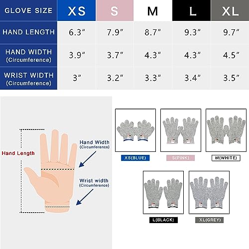 Herda Level 9 Cut Proof Gloves Chainmail Gloves Kitchen Gloves for Fis –  WoodArtSupply