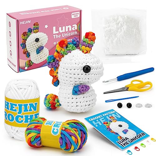 Faircosy Crochet Kit for Beginners Crocheting: Crochet Animal Kits