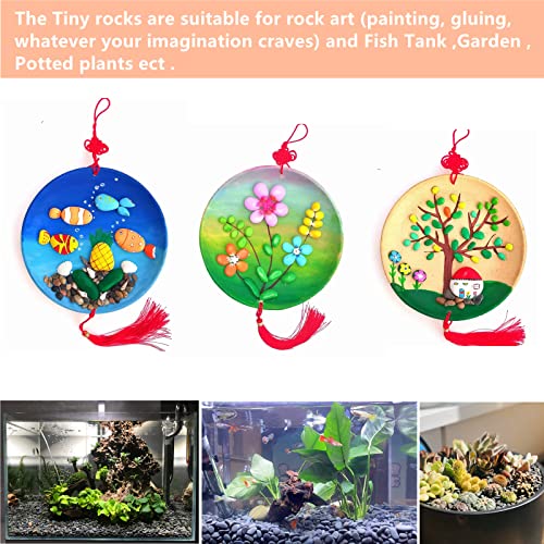 MEKOUZON 24pcs River Rocks for Painting, Naturally Stones for Kindness Arts, 2-3 inch Perfect for DIY Project, Hand Crafts for Family Time, Kid