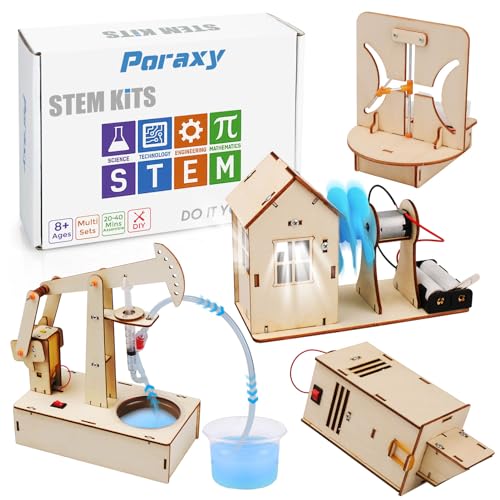 SainSmart Jr. 4-in-1 STEM Kits, Wooden Robot Assembly Toy Set, Woodworking  Crafts Projects for Kids, Gift for Boys and Girls