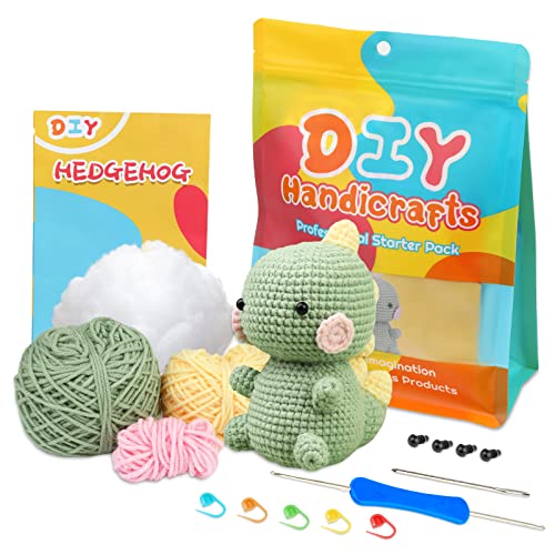 Crochet Kit for Beginners with Crochet Yarn - Beginner Crochet Kit